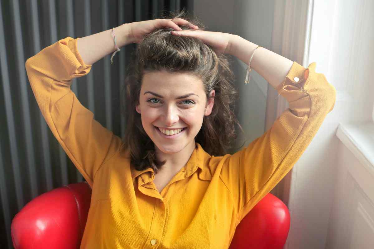 Una ragazza contenta