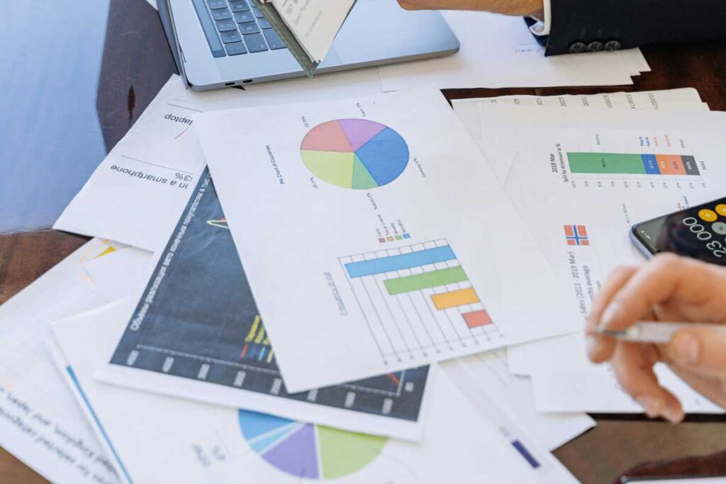 Grafici con entrate e uscite - prestiti.com