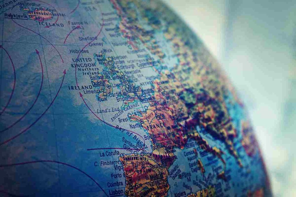Europa sul mappamondo - prestiti.com