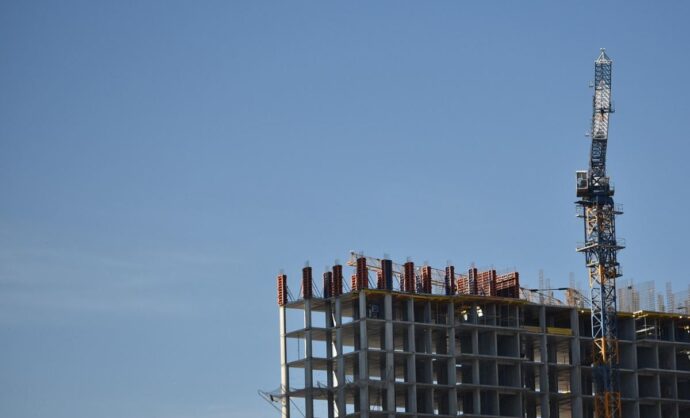 Palazzo in costruzione
