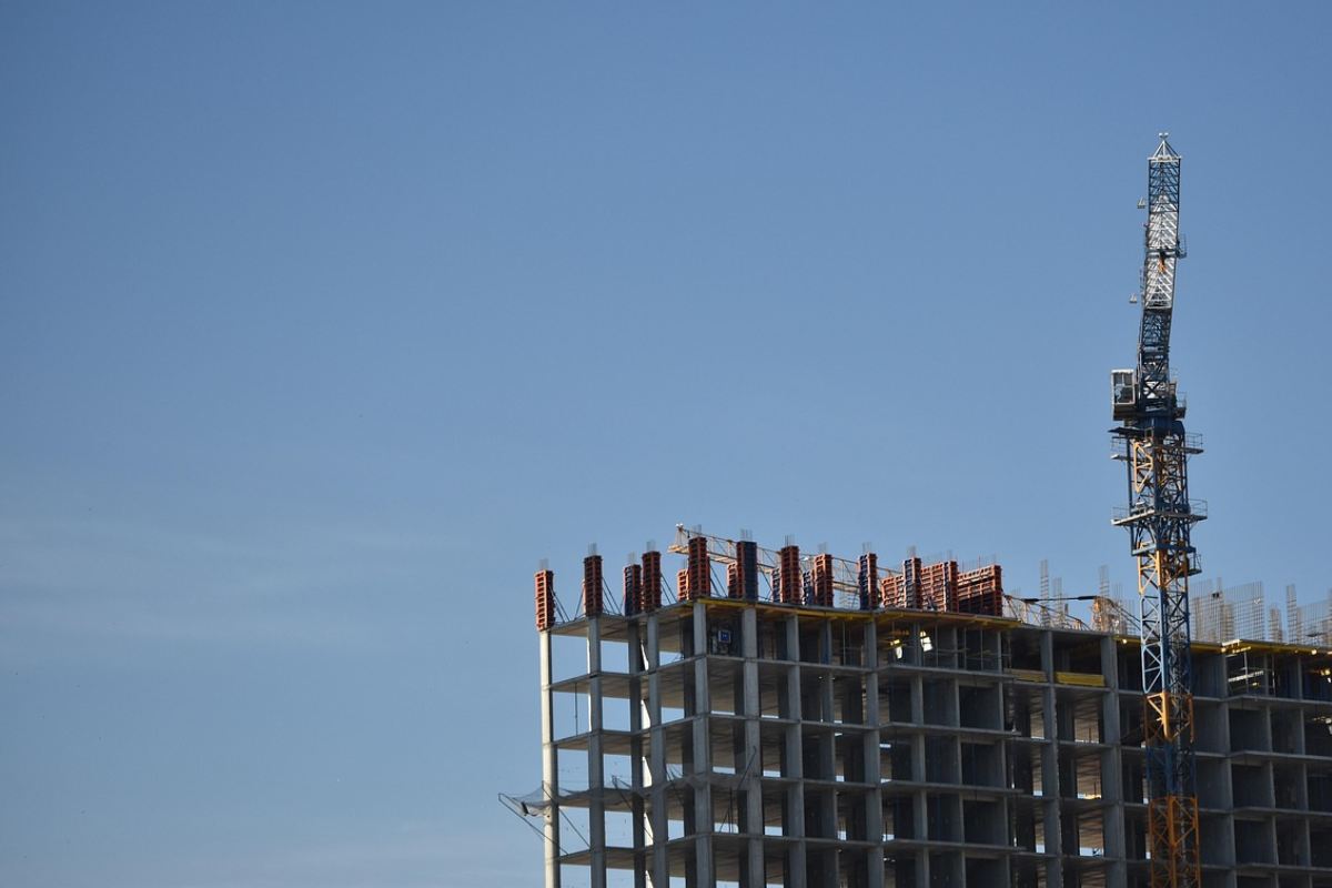 Palazzo in costruzione